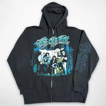 Aerosmith 에어로스미스 프린트 ZIP 후드티