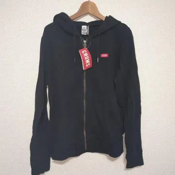 CHUMS 지퍼 후드티