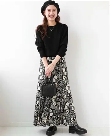 JOURNAL STANDARD relume 레트로 플라워 머메이드 스커트