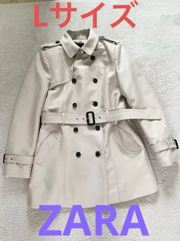 정가 15,000엔의 상품! ZARA 발수 가공 더블 브레스트 트렌치코트