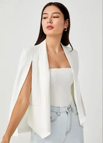 러브 보니토 LOVE BONITO 케이프 블레이저 자켓