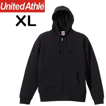 10.0oz 맨투맨 풀 집업 후드티 파일 안감 블랙 XL 5213