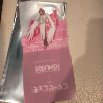 라운드원 한정판 체인소 맨 스탠딩 코스터 천사