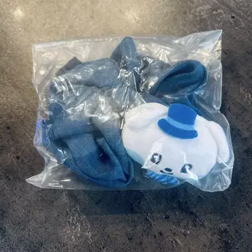 규니니 제로니 데님풍 스크런치