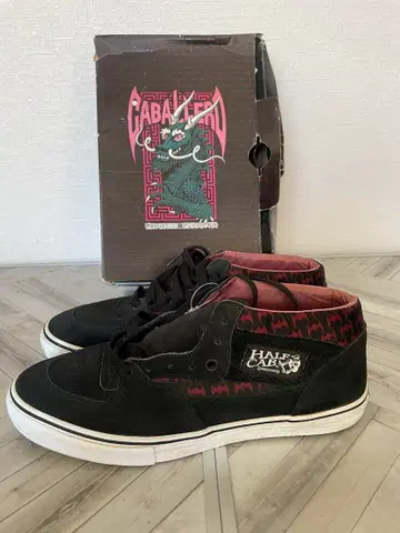 vans x 파웰페랄타 HALF CAB 블랙 스니커즈