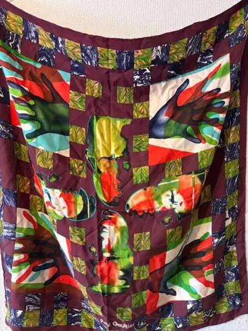 Jean Paul Gaultier 고티에 실크 스카프