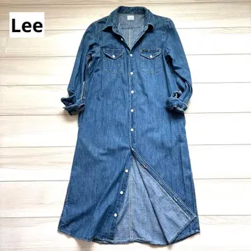 인기 Lee 데님 롱 셔츠 원피스 빔즈 보이 프릭스스토어