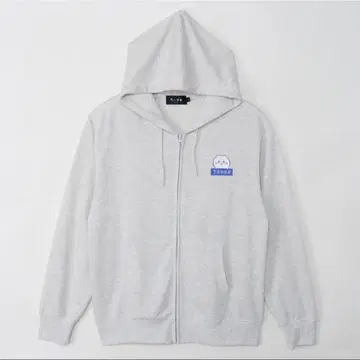치이카와 ZIP 후드티 YADA! 믹스 그레이