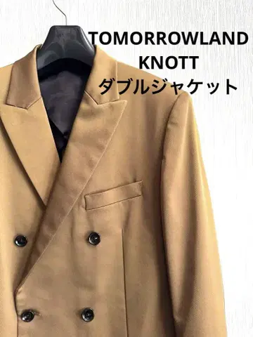 TOMORROWLAND 더블 테일러드 자켓 KNOTT M