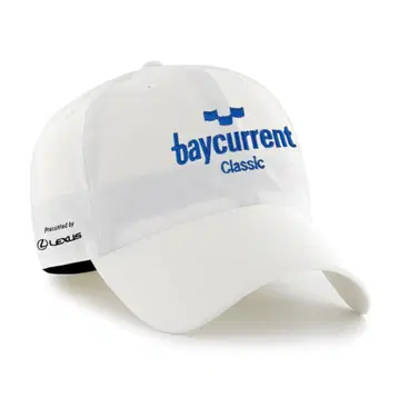 baycurrent Classic 발수 가공 캡 모자 화이트