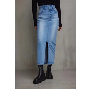 AZUL DENIM 하이웨스트 스커트