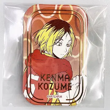 하이큐 코즈메 켄마 스퀘어 캔뱃지 세븐넷 오프샷 컬러