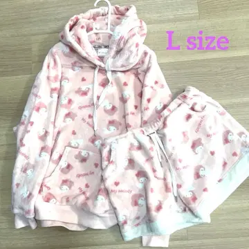 [ MY MELODY ] 마이멜로디 포근포근 파자마 셋업 후드티