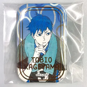 하이큐 카게야마 토비오 스퀘어 캔뱃지 세븐넷 오프샷 컬러