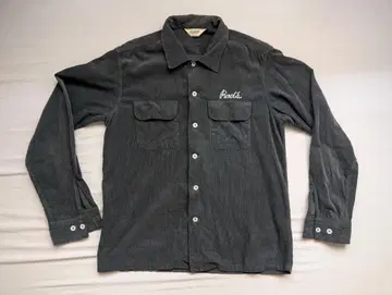 RADIALL 코듀로이 긴팔 셔츠 M 사이즈 블랙