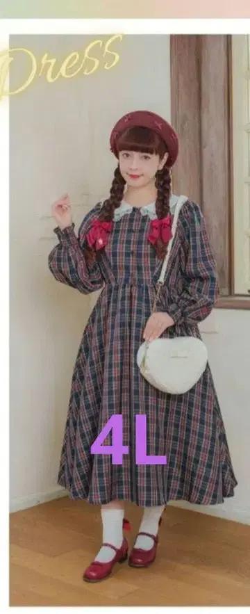 아오키 미사코 x 산리오 키티짱 원피스