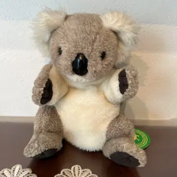 도쿄 동물원 협회 코알라 퍼펫 봉제 인형 쇼와 레트로 레어