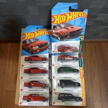 핫휠 9대 세트 벤츠 560 SCEAMG 외