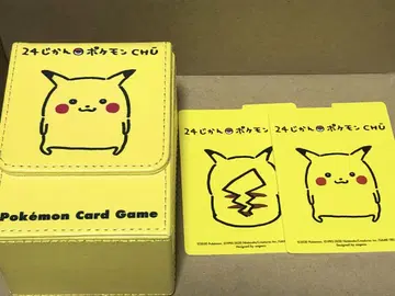 포켓몬 24시 포켓몬 CHU 피카츄 플립 데크 케이스 나가노