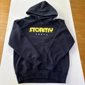 [ 미사용 새상품 ] STORMY 후디 후드티 ( 블랙 ) L 사이즈
