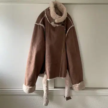 Oversized Mouton sheep skin Fur Jacket