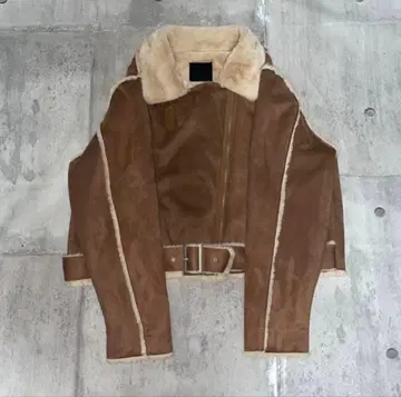 Oversized Mouton sheep skin Fur Jacket