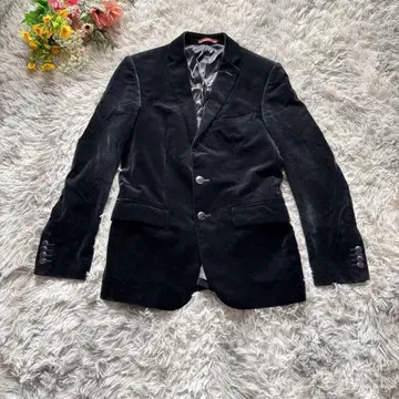 자라 맨 테일러드 자켓 벨로아 [ M ] 다크 네이비 포멀 코튼