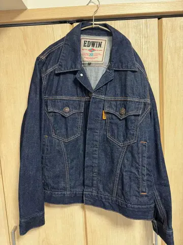 EDWIN 다크 블루 데님 자켓 S 사이즈