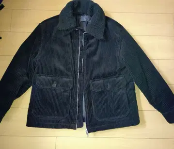 H&M 블랙 코듀로이 자켓 M 사이즈