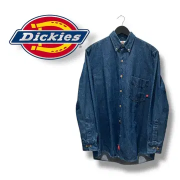 00s Dickies 데님 긴팔 셔츠 S