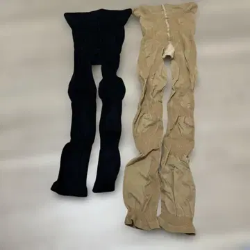테이핑 스패츠 2색 세트 블랙 7부 기장 베이지 10부 기장