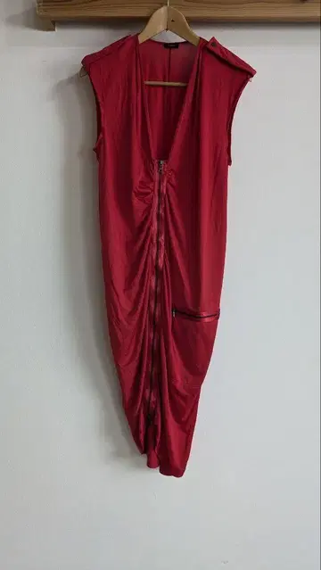 joseph 조세프 빨간색 슬리브리스 원피스