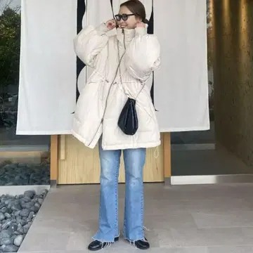 CIAOPANIC TYPY 드로스트 개더 멀티 웨이 스탠드 아우터 화이트