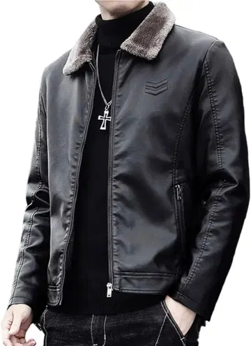 가죽 자켓 가죽 자켓 라이더 자켓 블루종 바이크 자켓 XL