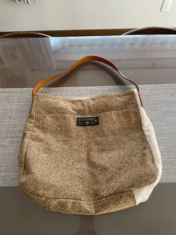 해리스 트위드 Campore 트위드 토트백