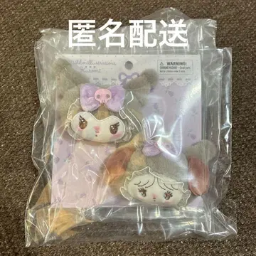 산리오 mikko characters 앞머리 헤어 클립 수플레 쿠로미