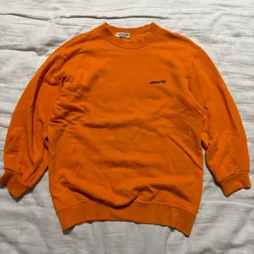 adidas 80s 90s 맨투맨 7부 오렌지 M