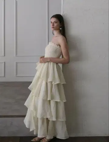 celon frilly tiered dress 세론