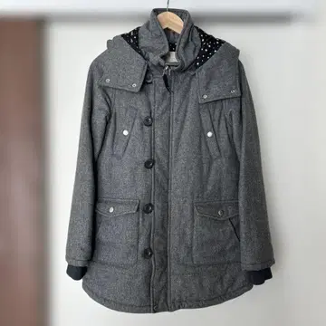 X-girl 다운 코트 사이즈 1 그레이