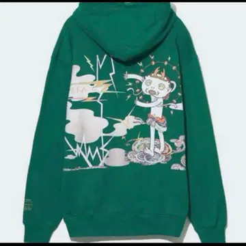 미개봉 새상품 무라카미 다카시 모노노케 교토 한정판 후드티 XL 사이즈