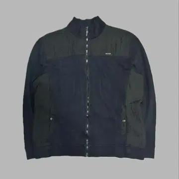 'calvin klein' black panel fleece jacket