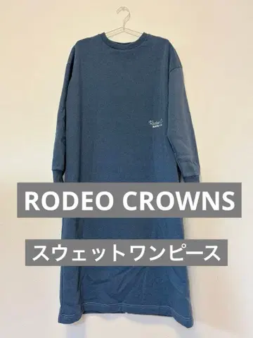 RODEO CROWNS 속기모 맨투맨 원피스