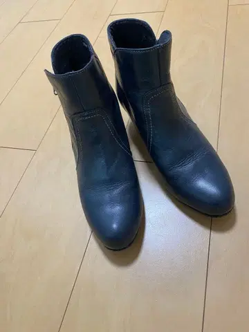네이비 지퍼 숏부츠 24cm