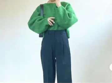 [ 완판템 ] ZARA 자라 상의 그린 인스타 SNS