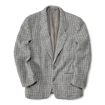 구제 해리스 트위드 트위드 울 소재 테일러드 자켓 남성용 S/M 상당