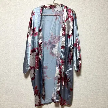 룸 가운 나이트 로브 겉옷 새틴 스타일리시