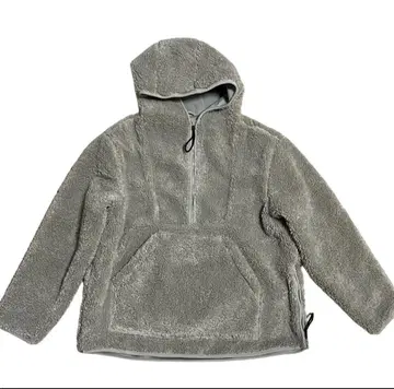 [ ZARA ] 보아 플리스 자켓 후드 부착 하프 지퍼
