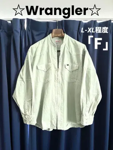 Wrangler 랭글러 데님 셔츠 자켓 스탠드 칼라 하프 지퍼 자켓