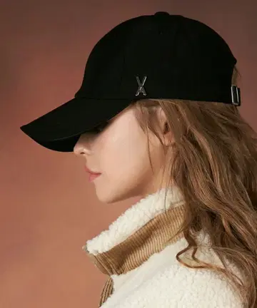 VARZAR stud 로고 캡 639 BLACK