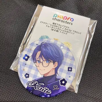 플라워 레트로 룩 신주쿠 마루이 아넥스 KAITO 캔뱃지
